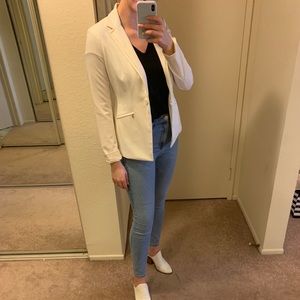 White Tailored Blazer